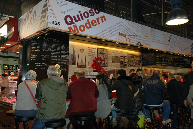Bar Quiosc Modern. La Boqueria. Bar Quiosc Modern. La Boqueria.