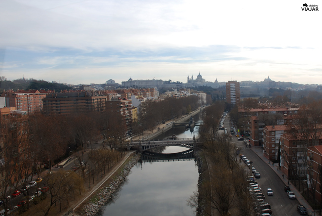 El Manzanares a vista de pájaro. Madrid El Manzanares a vista de pájaro. Madrid
