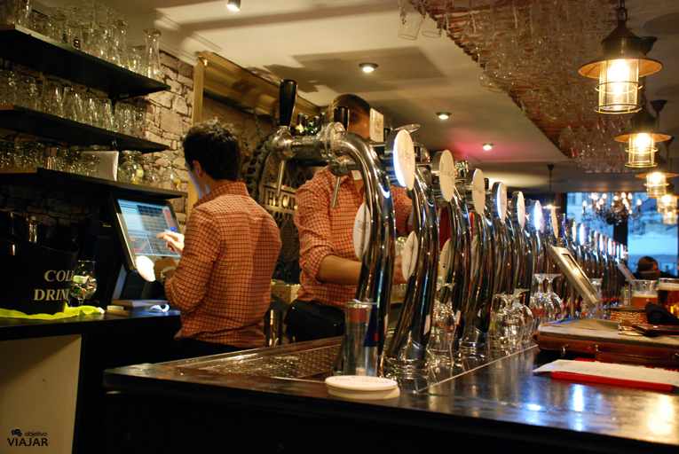 La barra de The Capital. Lovaina La barra de The Capital. Lovaina