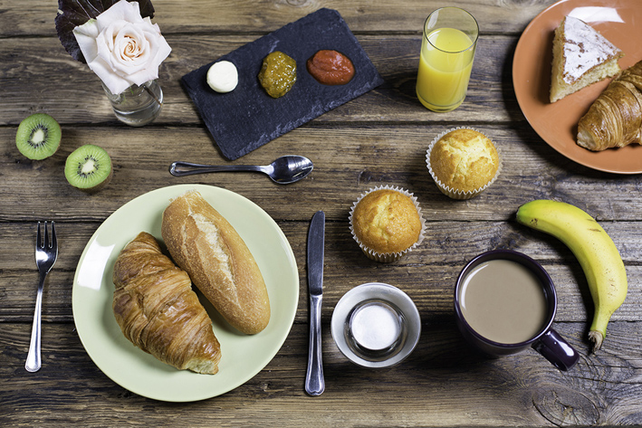 Desayuno del Hotel San Miguel. Gijón Desayuno del Hotel San Miguel. Gijón