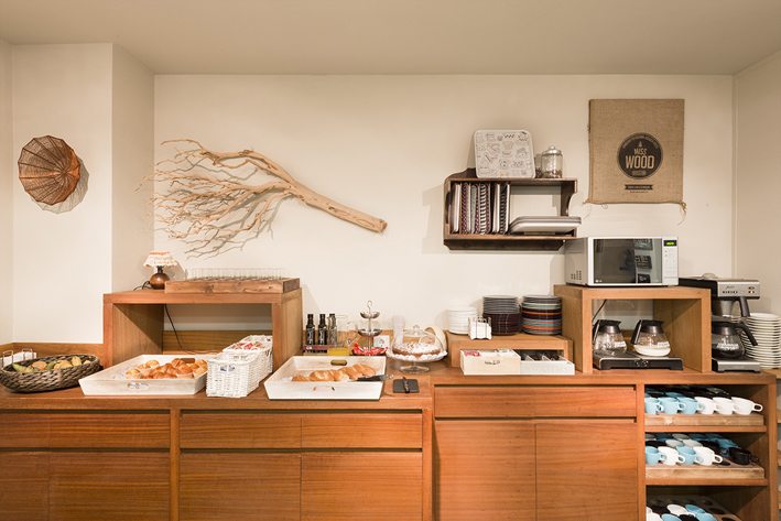 Zona desayunos. Hotel San Miguel. Gijón