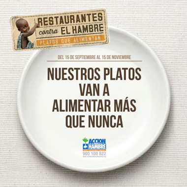 Restaurantes contra el Hambre: platos que salvan vidas