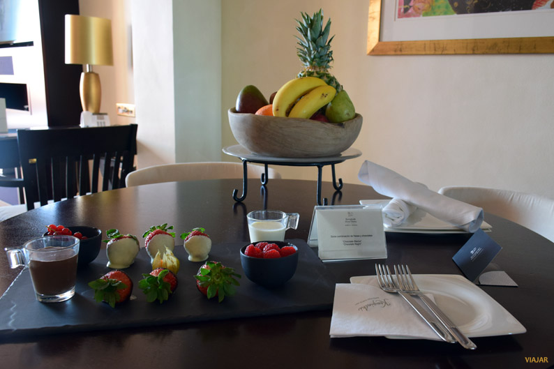 Detalles de bienvenida. Kempinski Hotel Bahia Detalles de bienvenida. Kempinski Hotel Bahia