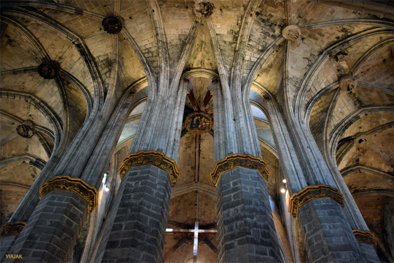 Columnas de Santa Maria del Mar Columnas de Santa Maria del Mar