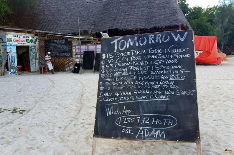 Excursiones en Zanzíbar Excursiones en Zanzibar