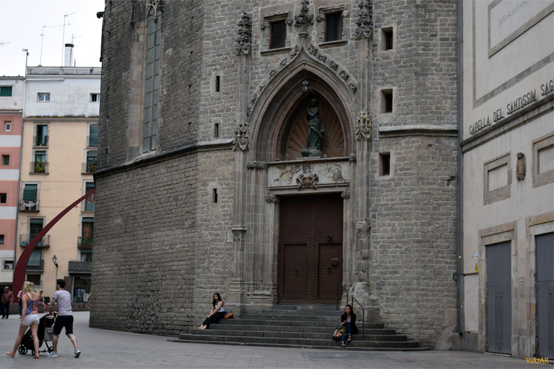 Portal del Born. Santa Maria del Mar Portal del Born. Santa Maria del Mar. Barcelona