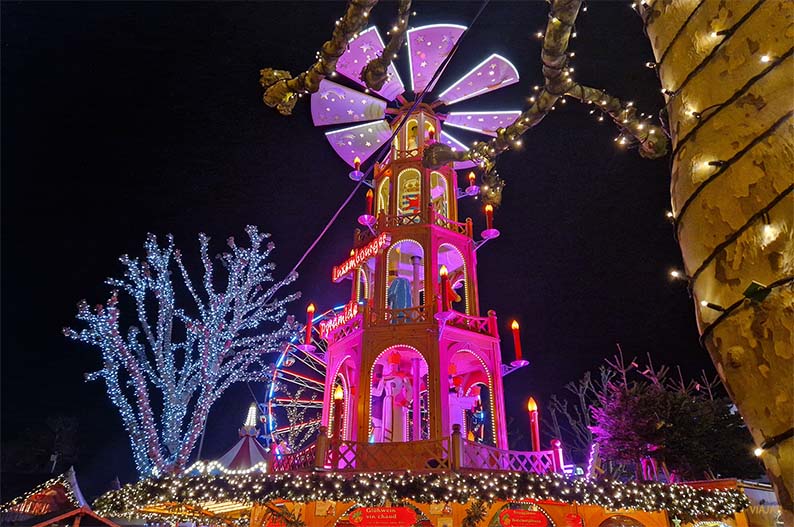 Mercado navideño Wantermaart. Luxemburgo